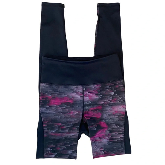 Alala Pure Barre Black Purple Balance Mesh High Rise Workout Tights Size XS - Picture 12 of 12